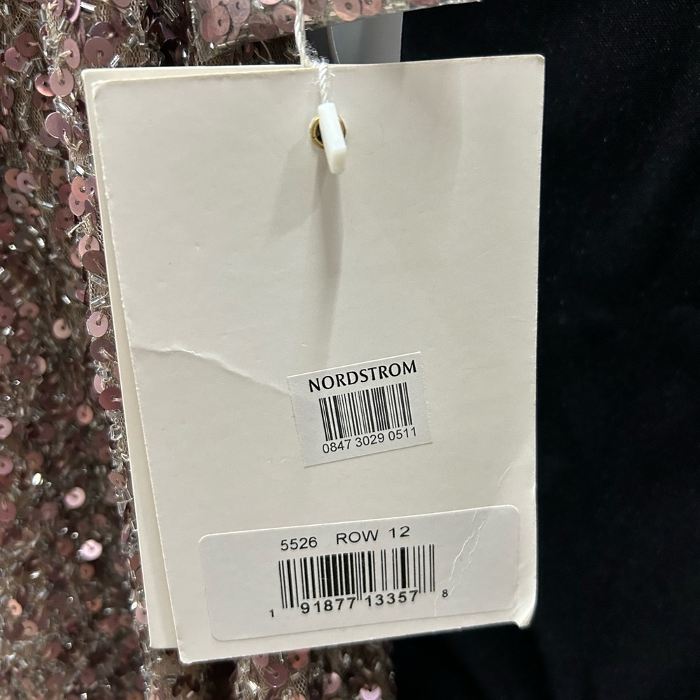 Mac Duggal 5526 NWT SLEEVELESS SEQUINED MIDI SHEATH DRESS - Picture 6 of 8